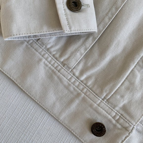NWT J. Crew W&B Canvas Trucker Jacket in Mens XS - Picture 5 of 6